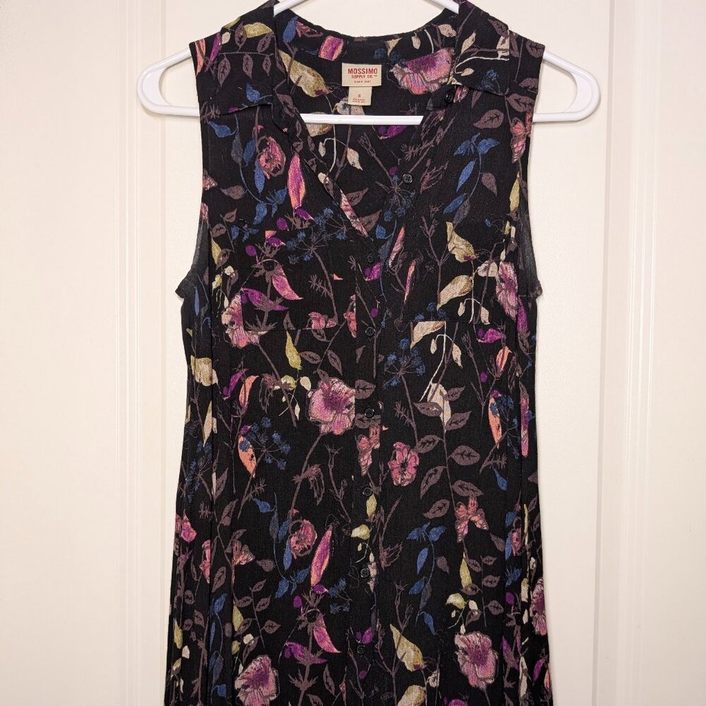 Floral Button-up Dress